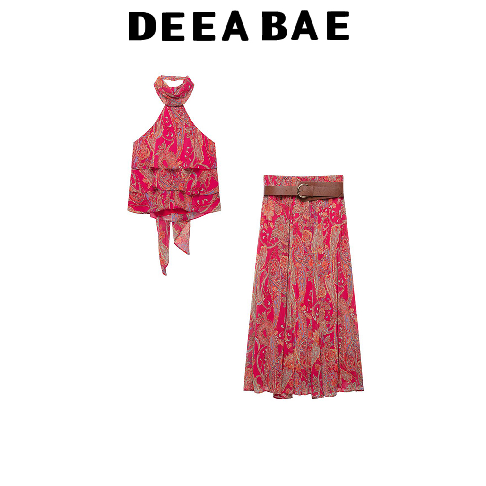 Fly Line - DEEABAE Early autumn women's backless bow