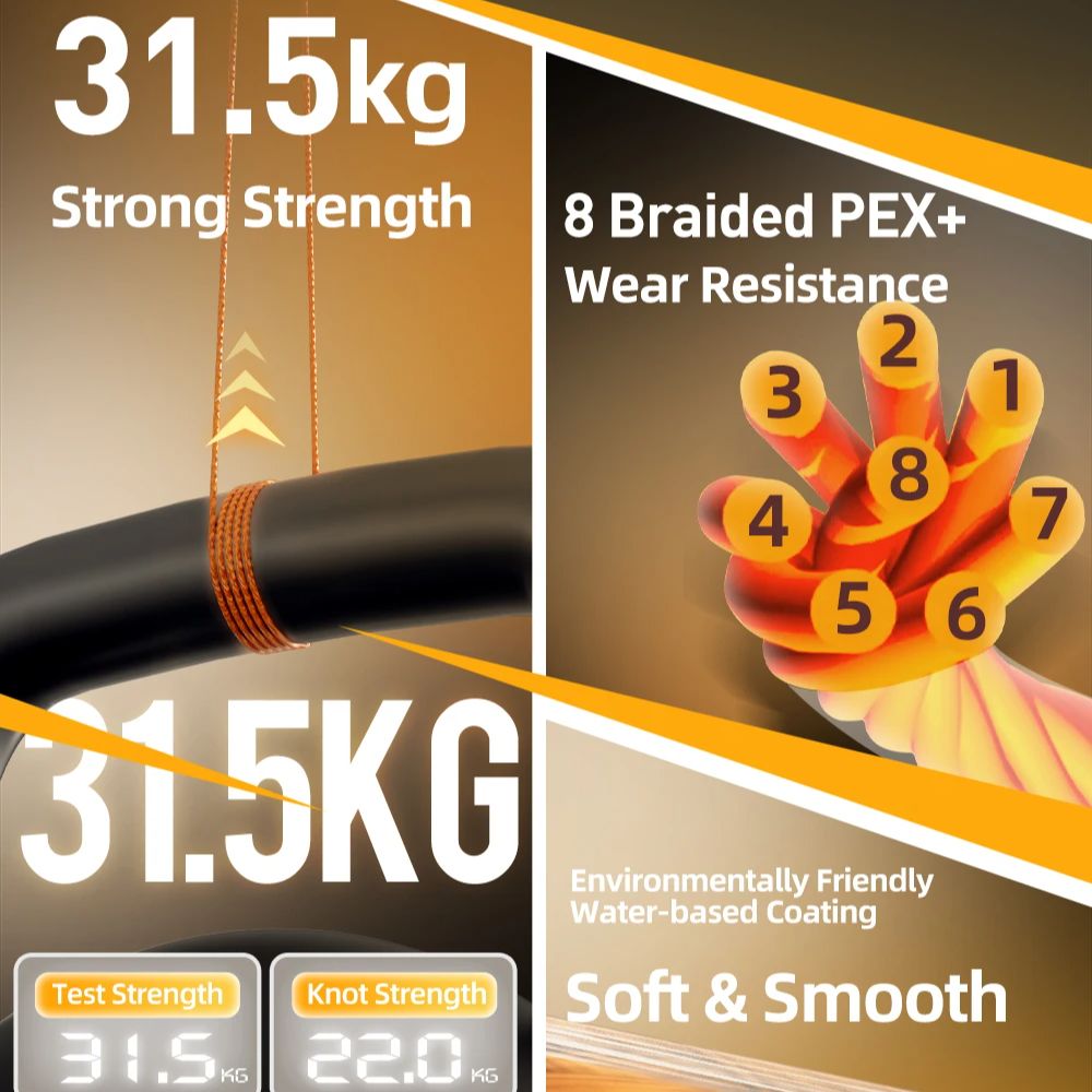 HASIDA Butterfly 100m 8Braided - đánh giá và giá Copolymer Line