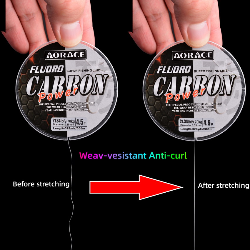 Aorace 300M Fluorocarbon Fishi - đánh giá và giá Copolymer Line